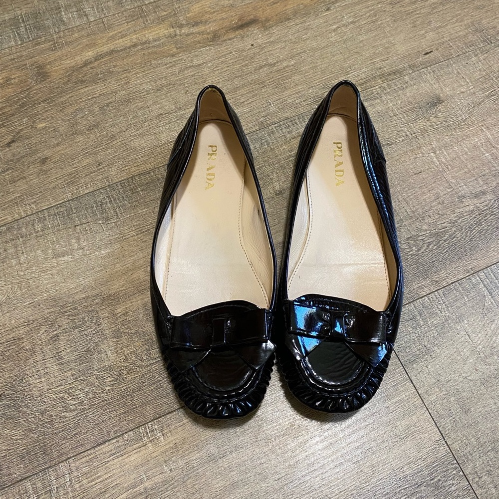Prada Patent Leather Loafers Black - image 2